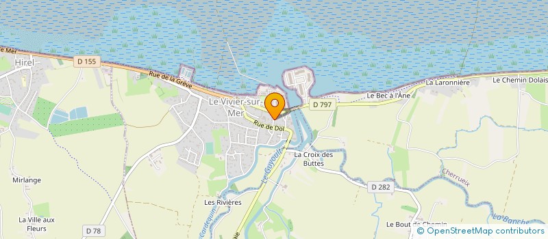 localisation de l'entreprise MONSIEUR GERARD SALARDAINE à LE VIVIER-SUR-MER