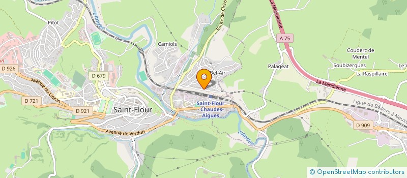 localisation de l'entreprise MONSIEUR GERARD SALESSES à SAINT-FLOUR