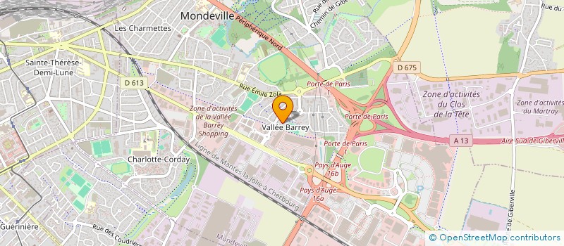localisation de l'entreprise MONSIEUR GERARD SALEY à MONDEVILLE
