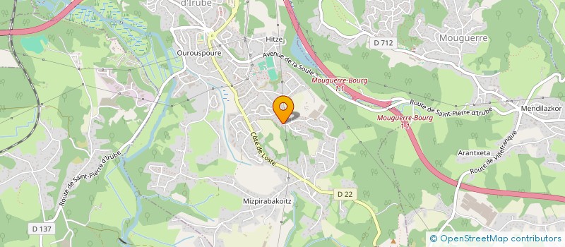 localisation de l'entreprise MONSIEUR GERARD SALIN  SAINT-PIERRE-D'IRUBE