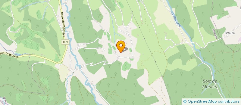 localisation de l'entreprise MONSIEUR GERARD SALIOU à MONEIN