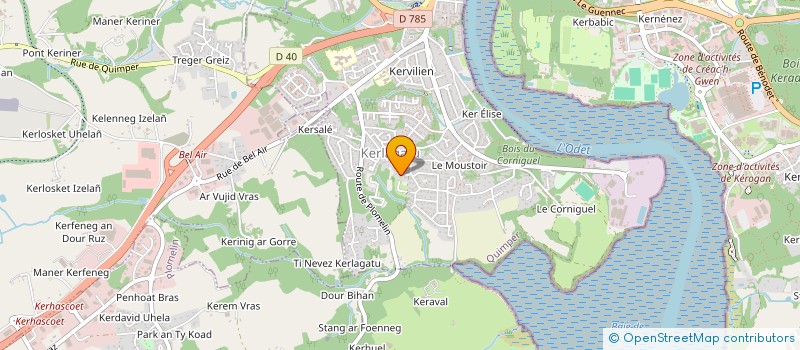 localisation de l'entreprise MONSIEUR GERARD SALIOU  QUIMPER