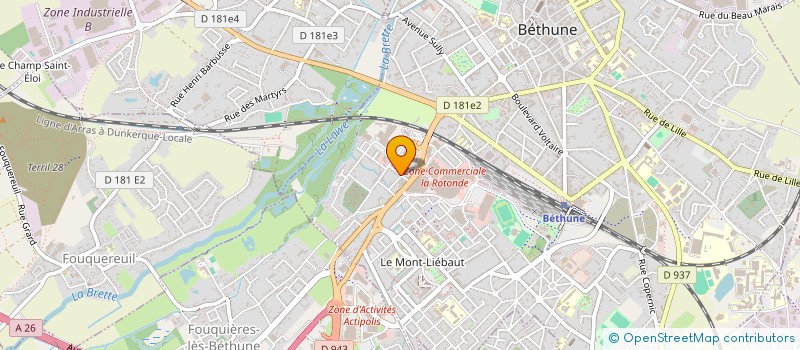 localisation de l'entreprise MONSIEUR GERARD SALMON à BETHUNE