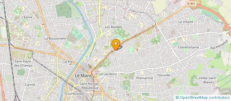 localisation de l'entreprise MONSIEUR GERARD SAMBAIN à LE MANS