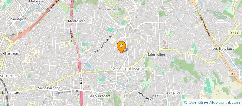 localisation de l'entreprise MONSIEUR GERARD SAMPIETRI à MARSEILLE 12EME