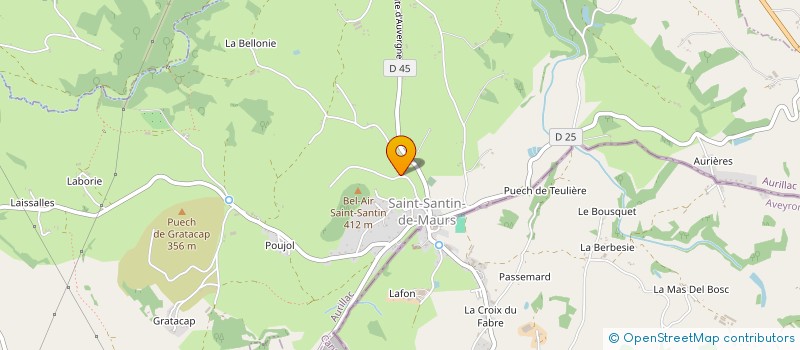 localisation de l'entreprise MONSIEUR GERARD SANCHEZ à SAINT-SANTIN-DE-MAURS