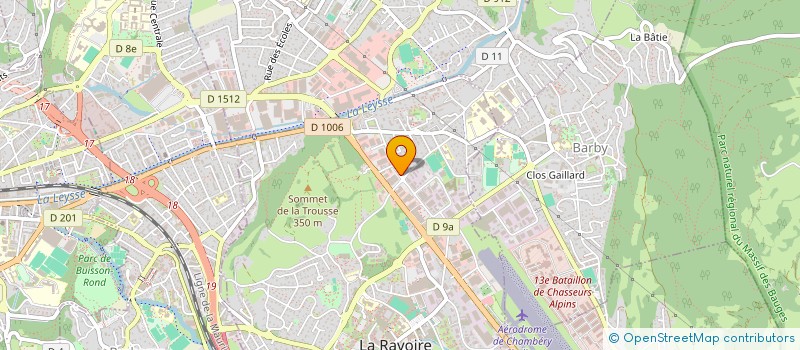 localisation de l'entreprise MONSIEUR GERARD SANTIN JANIN  LA RAVOIRE