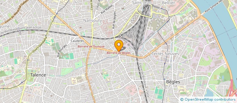 localisation de l'entreprise MONSIEUR GERARD SANTOS à BORDEAUX