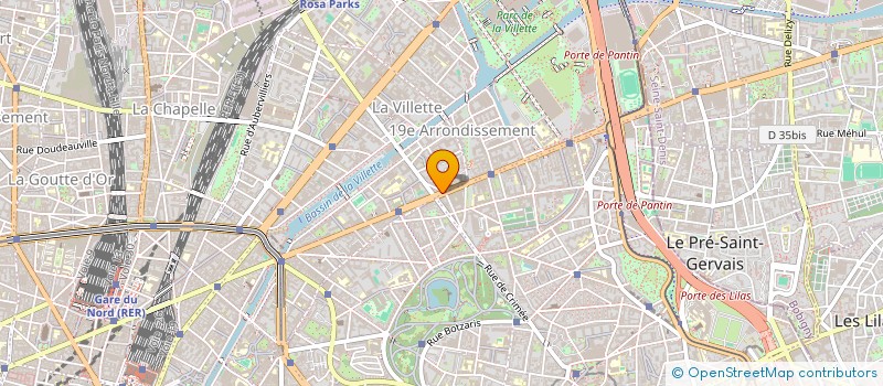 localisation de l'entreprise MONSIEUR GERARD SARRAZIN  PARIS