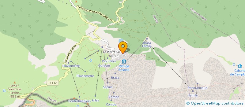 localisation de l'entreprise MONSIEUR GERARD SARTOLOU  SAINT-PALAIS