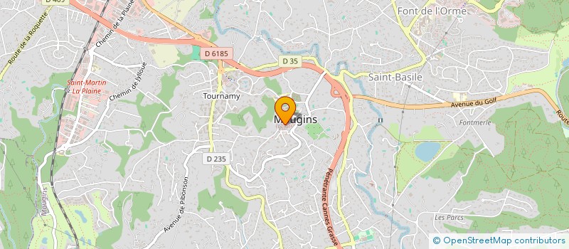 localisation de l'entreprise MONSIEUR GERARD SASSIER à MOUGINS
