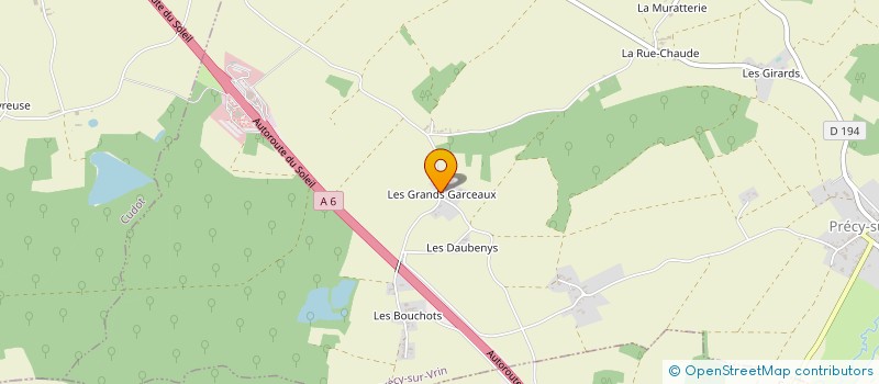 localisation de l'entreprise MONSIEUR GERARD SATURNIN  PRECY-SUR-VRIN