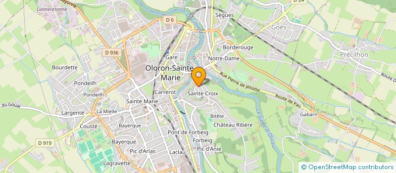 localisation de l'entreprise MONSIEUR GERARD SAUCEY à OLORON-SAINTE-MARIE