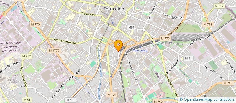 localisation de l'entreprise MONSIEUR GERARD SAULNIER à TOURCOING