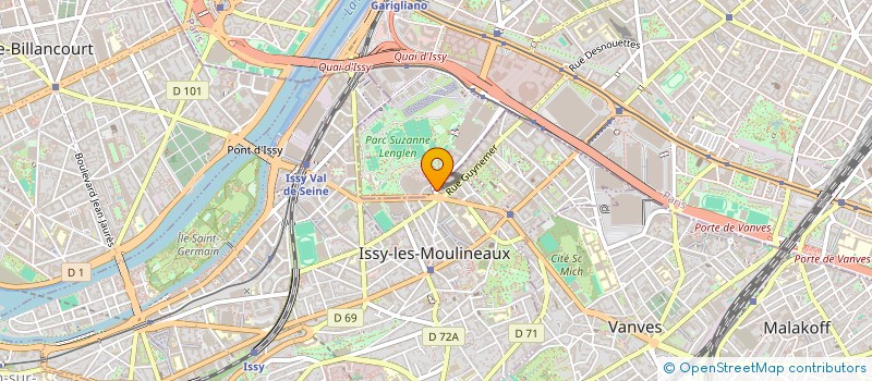 localisation de l'entreprise MONSIEUR GERARD SAUNOI-GROUSSARD à ISSY-LES-MOULINEAUX