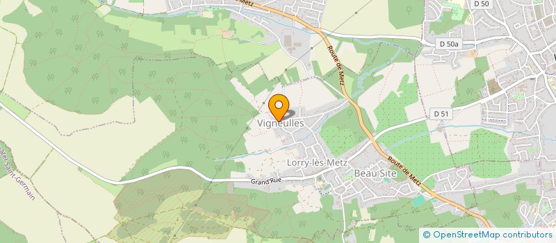 localisation de l'entreprise MONSIEUR GERARD SAUTRE  LORRY-LES-METZ