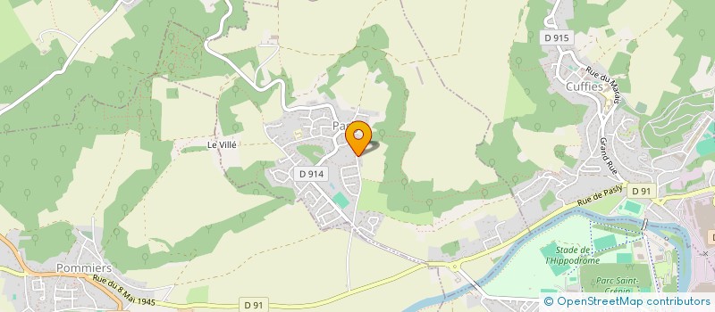 localisation de l'entreprise MONSIEUR GERARD SAUTREAU  PASLY