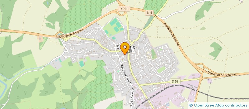 localisation de l'entreprise MONSIEUR GERARD SAUVAGE  SEZANNE