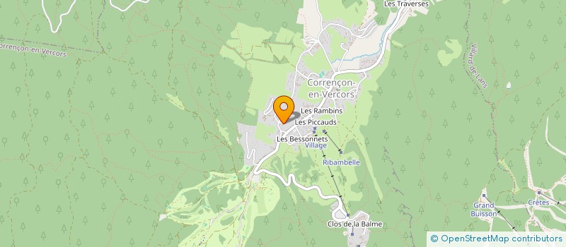 localisation de l'entreprise MONSIEUR GERARD SAUVAJON à CORRENCON-EN-VERCORS