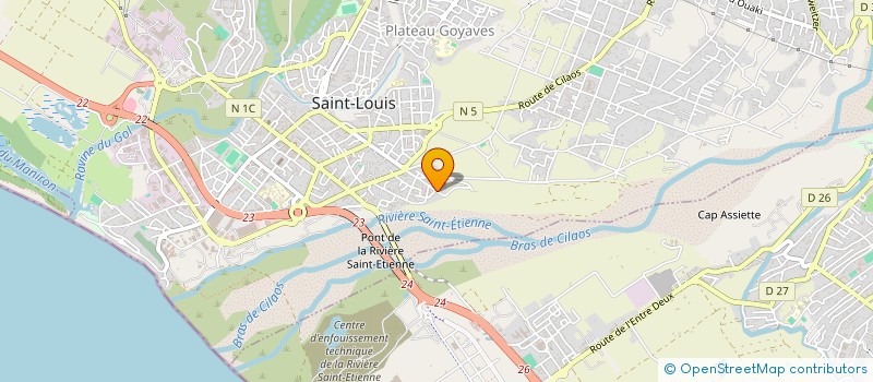 localisation de l'entreprise MONSIEUR GERARD SAVRIAMA  SAINT-LOUIS