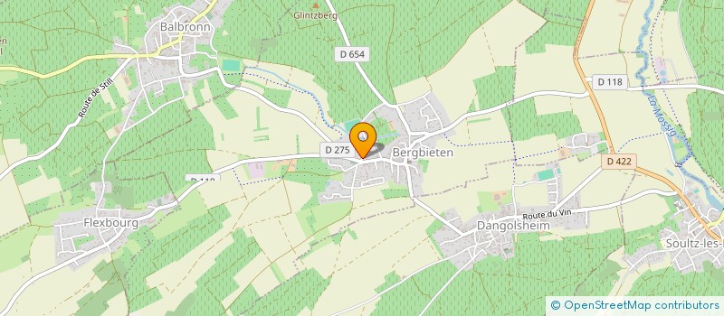 localisation de l'entreprise MONSIEUR GERARD SCHAEFFER  BERGBIETEN