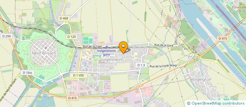 localisation de l'entreprise MONSIEUR GERARD SCHAEFFER à VOLGELSHEIM