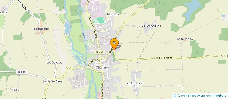 localisation de l'entreprise MONSIEUR GERARD SCHARFF à CHARNY OREE DE PUISAYE