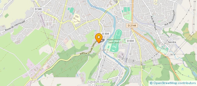 localisation de l'entreprise MONSIEUR GERARD SCHERER à MONTLUCON