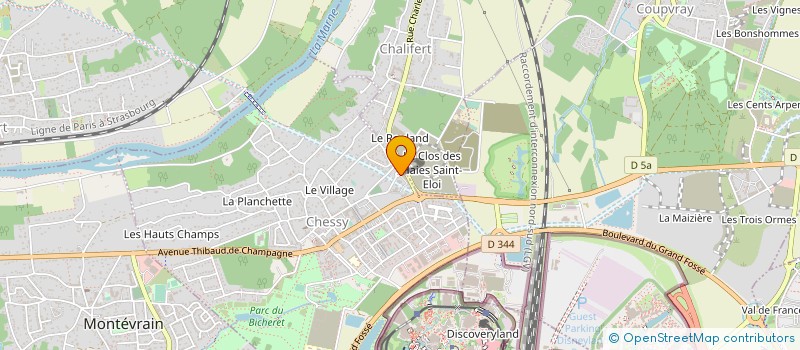 localisation de l'entreprise MONSIEUR GERARD SCHILIS à CHESSY