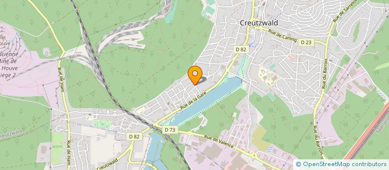 localisation de l'entreprise MONSIEUR GERARD SCHNEIDER  CREUTZWALD