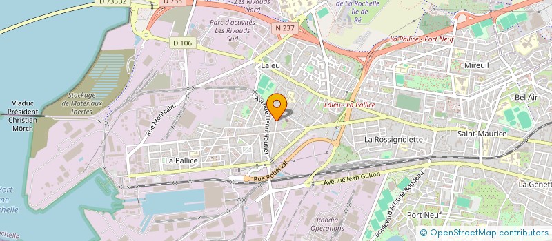 localisation de l'entreprise MONSIEUR GERARD SCHOPPE  LA ROCHELLE