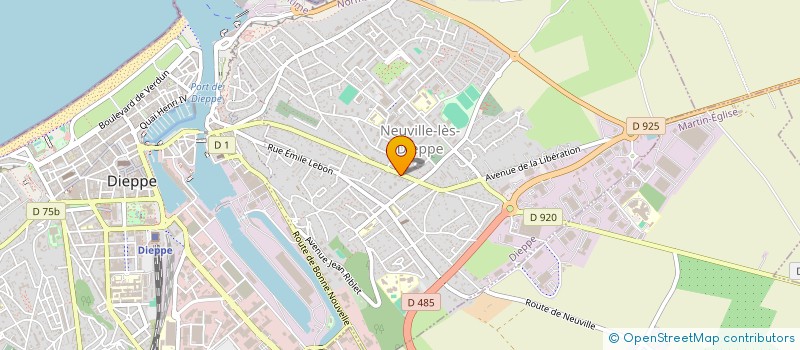 localisation de l'entreprise MONSIEUR GERARD SCHULER à DIEPPE