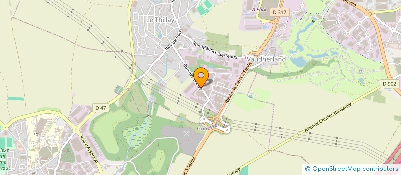 localisation de l'entreprise MONSIEUR GERARD SCHULZE à LE THILLAY