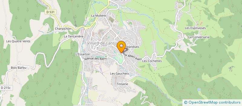 localisation de l'entreprise MONSIEUR GERARD SECOND à VILLARD-DE-LANS