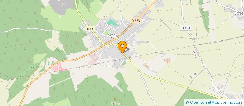 localisation de l'entreprise MONSIEUR GERARD SEIGNE  ARCEY