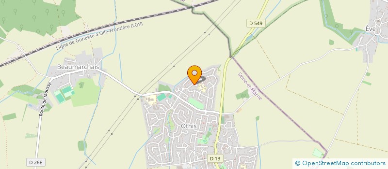 localisation de l'entreprise MONSIEUR GERARD SEIGNEZ  OTHIS