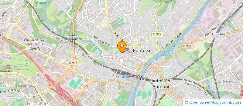 localisation de l'entreprise MONSIEUR GERARD SELVEZ à PONTOISE