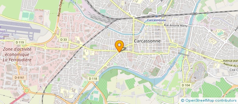 localisation de l'entreprise MONSIEUR GERARD SERRANO à CARCASSONNE