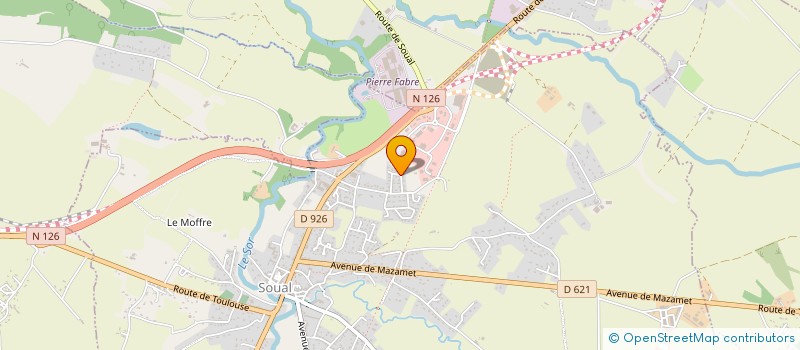 localisation de l'entreprise MONSIEUR GERARD SERRES  SOUAL