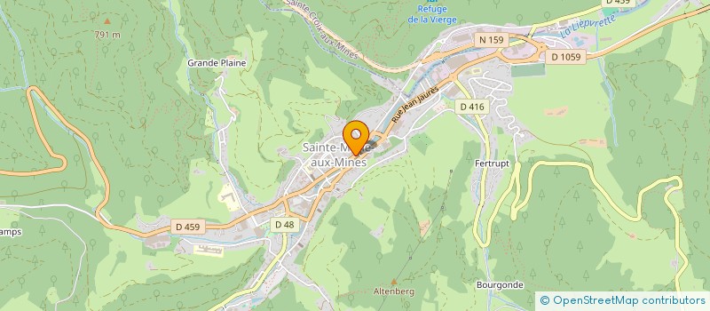 localisation de l'entreprise MONSIEUR GERARD SESTER  SAINTE-MARIE-AUX-MINES