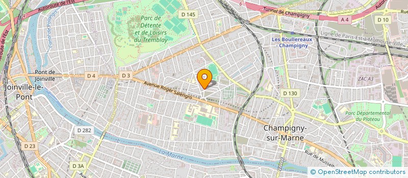 localisation de l'entreprise MONSIEUR GERARD SIBANI  CHAMPIGNY-SUR-MARNE