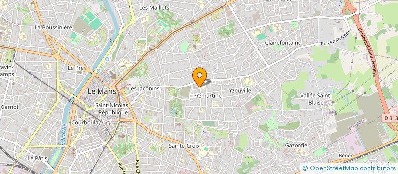 localisation de l'entreprise MONSIEUR GERARD SIEGLE à LE MANS