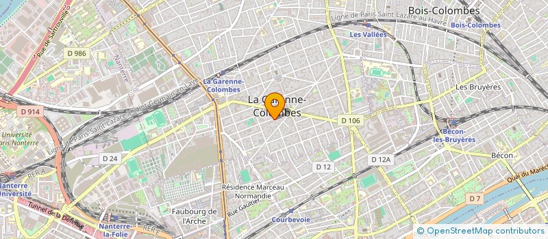 localisation de l'entreprise MONSIEUR GERARD SIGOT à LA GARENNE-COLOMBES