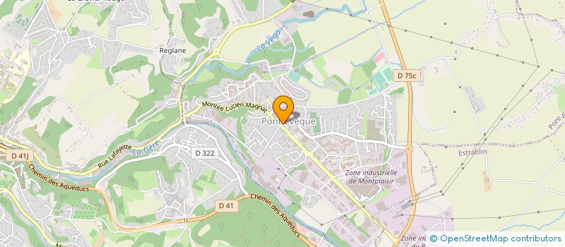 localisation de l'entreprise MONSIEUR GERARD SILVESTRE  PONT-EVEQUE