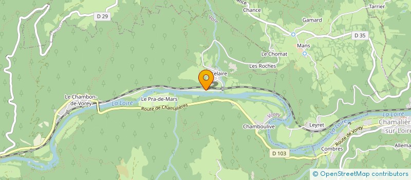 localisation de l'entreprise MONSIEUR GERARD SIMON  MALREVERS