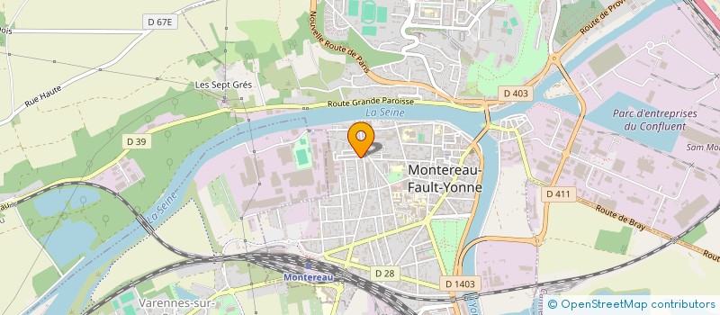 localisation de l'entreprise MONSIEUR GERARD SIMON  MONTEREAU-FAULT-YONNE