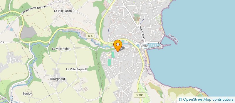 localisation de l'entreprise MONSIEUR GERARD SIMONNET  BINIC-ETABLES-SUR-MER