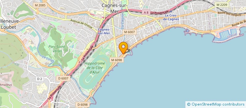 localisation de l'entreprise MONSIEUR GERARD SIMONPIETRI à CAGNES-SUR-MER