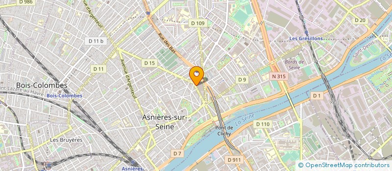 localisation de l'entreprise MONSIEUR GERARD SINCET à ASNIERES-SUR-SEINE