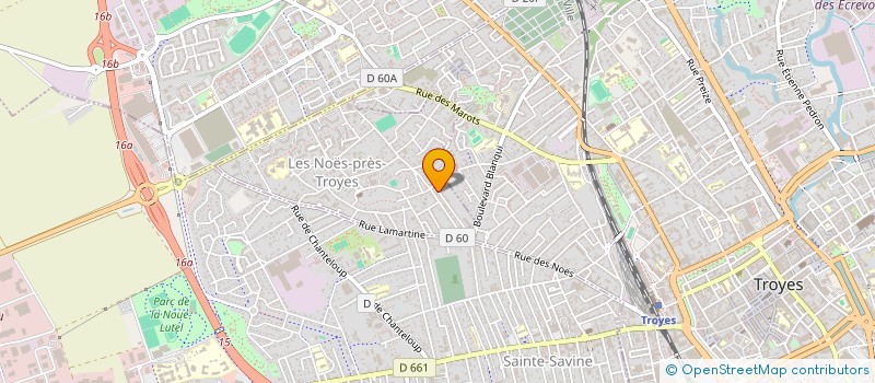 localisation de l'entreprise MONSIEUR GERARD SOCCARD  LES NOES-PRES-TROYES